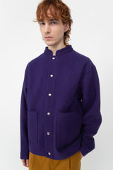 Violet wool jacket