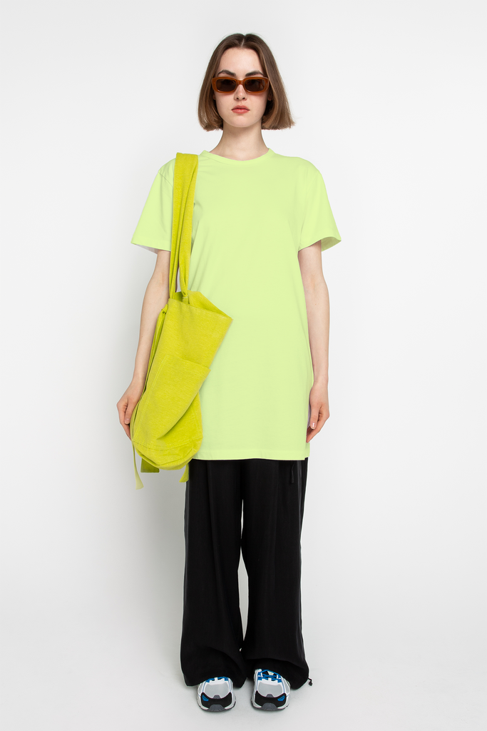 Lime green T-shirt dress Buffet Clothing Lime green T-shirt dress Buffet Clothing