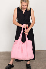 Pink tote bag