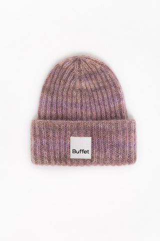 Multi chunky mohair beanie