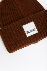 Brown chunky beanie