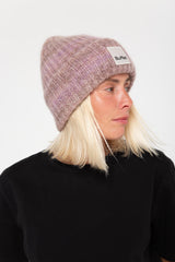 Multi chunky mohair beanie