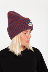 Patch chunky beanie