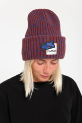 Patch chunky beanie