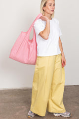 Yellow wide tailored trousers