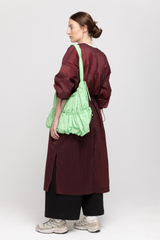 Burgundy kimono coat