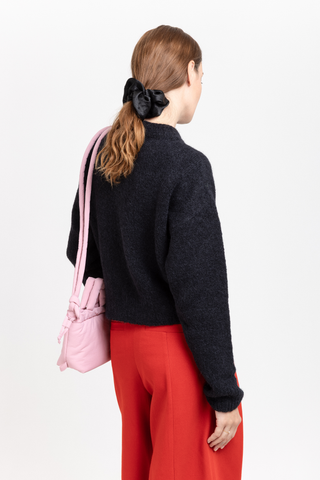 Black alpaca sweater