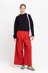 Black alpaca sweater