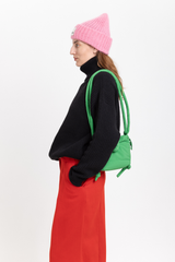 Black merino turtleneck sweater