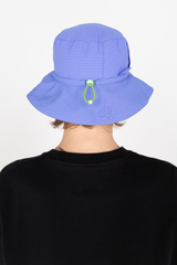 Iris blue bucket hat