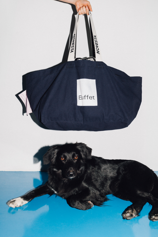 Buffet x Novesta navy carry all bag