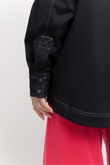 Black overshirt