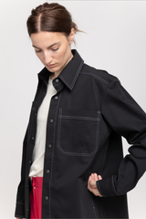 Black overshirt