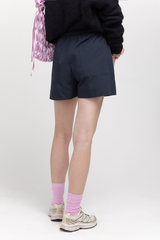 Black elasticated shorts
