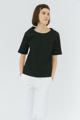 Black relaxed top