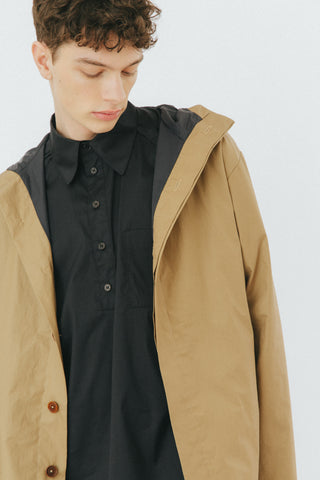 Sand cotton parka