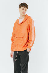 Orange unisex windrunner jacket