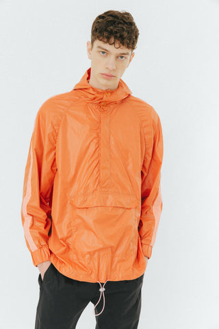 Orange unisex windrunner jacket