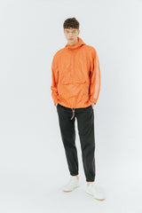 Orange unisex windrunner jacket