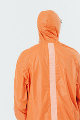 Orange unisex windrunner jacket