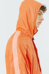 Orange unisex windrunner jacket