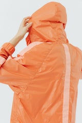 Orange unisex windrunner jacket