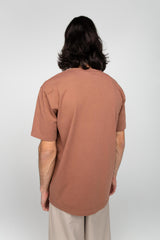 Brown unisex T-shirt