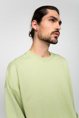 Green unisex sweatshirt