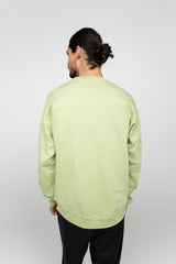 Green unisex sweatshirt