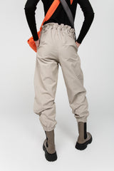 Grey cotton twill joggers