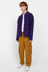 Violet wool jacket