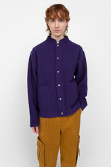 Violet wool jacket