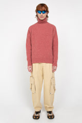 Pink rollneck sweater
