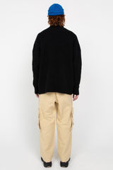 Black rollneck sweater