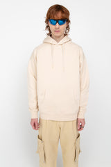 Beige unisex hoodie