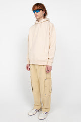 Beige unisex hoodie