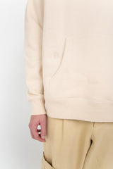 Beige unisex hoodie