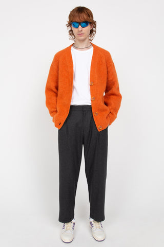 Orange cardigan
