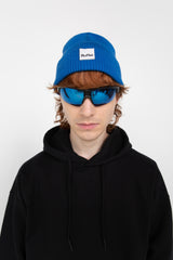 Blue classic beanie