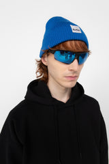 Blue classic beanie