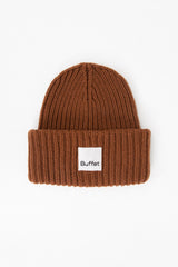 Brown chunky beanie
