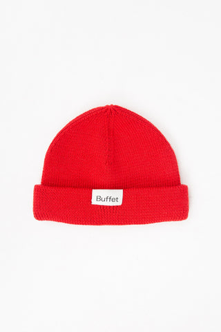 Red sailor beanie