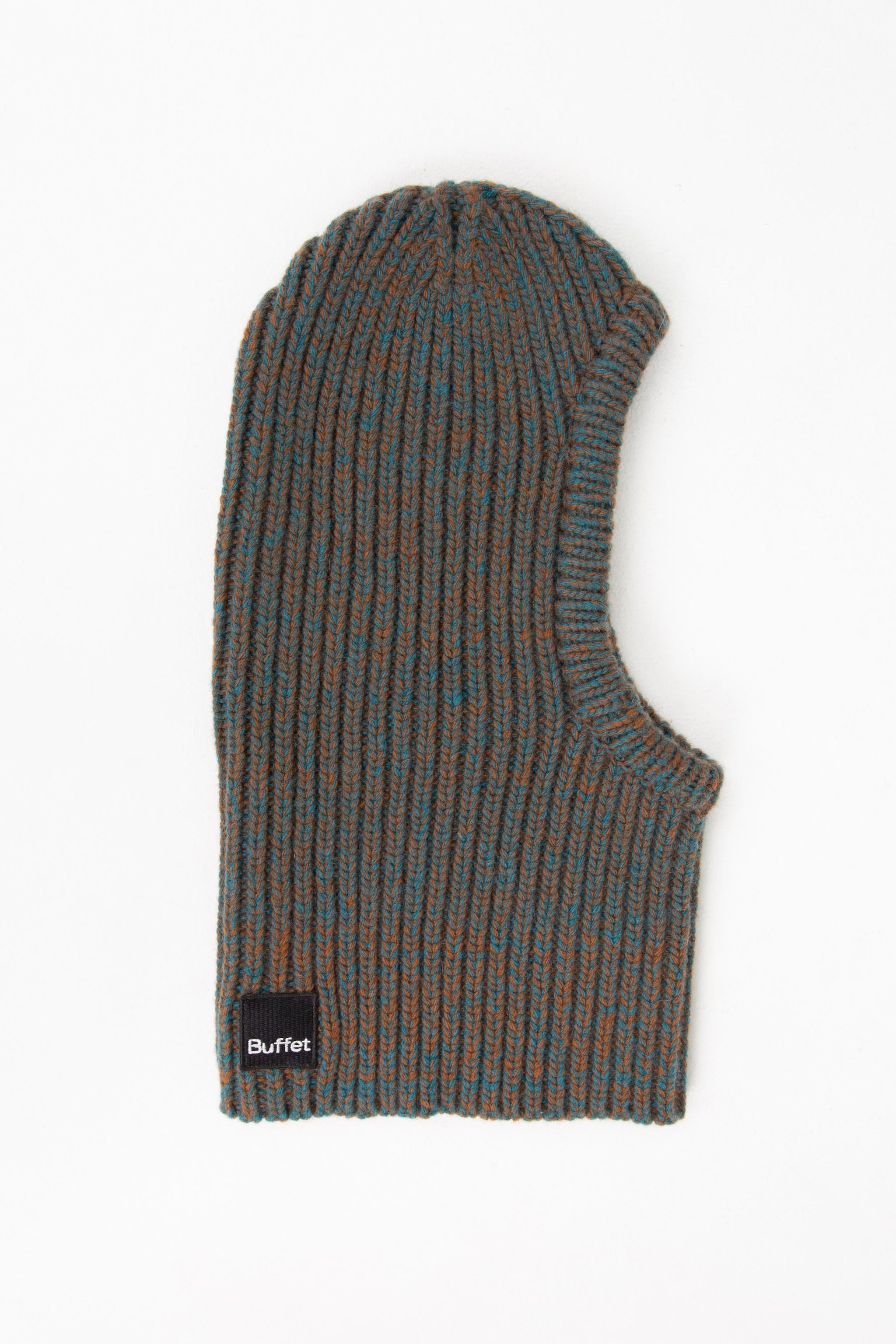 Brown/Petrol balaclava