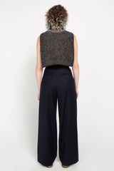 Navy tailored trousers