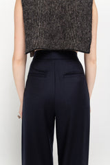 Navy tailored trousers