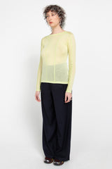 Lime yellow paneled longsleeve