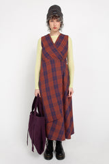 Aubergine quilted bag