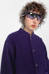 Violet wool jacket