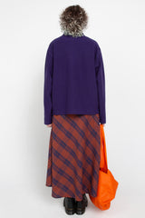 Violet wool jacket