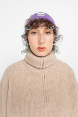 Lilac classic beanie